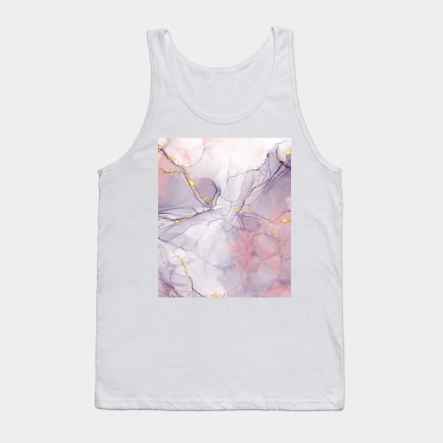 Marbel Patern Tank Top by AWESOME ART
